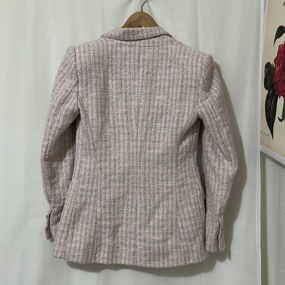 Zara Pink Tweed Blazer - Picture 5 of 5
